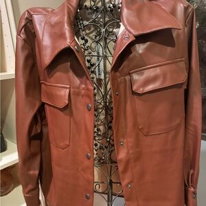 NWT - Steve Madden Vegan leather jacket. Size large